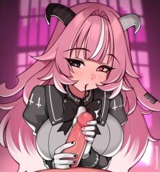 femme_soule, pukey_goddess_shot_trick, kuroonehalf, 1boy, 1girl
