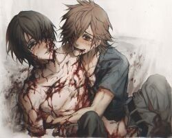sweet_pool, 2boys, abuse, amputee, araken