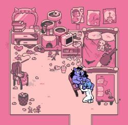 asriel_dreemurr, boss_monster_(undertale), catty_(undertale), catty_cattenheimer, frisk