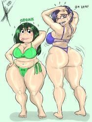 beru_asui, jirou_mika, mika_jiro, boku_no_hero_academia, my_hero_academia