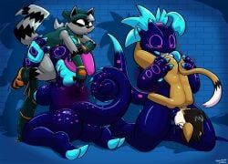 chrome_(felino), kimmy_(felino), nightmare_(sonic), peter_(felino), trick_(tricktrashing)