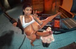 alyx_vance, judith_mossman, half-life_(series), valve, canihabepizza