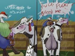 roi_(rockpankake), chick-fil-a, rockpankake, animal_genitalia, animal_penis