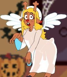 noelle_holiday, deltarune, halloween, holidays, undertale_(series)