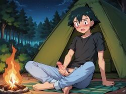 ash_ketchum, satoshi_(pokemon), pokemon, adult, aged_up