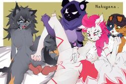 kimiko_five-tails, meow_skulls, raven_team_leader, wolfie_(fortnite), epic_games