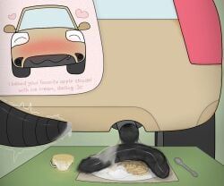 akuzli_bread, :3c, ambiguous_gender, anal_fluid_string, anal_fluids