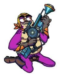 pronto_(slugterra), 4_fingers, anthro, armor, balls
