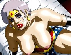 selina_kyle, wonder_woman_(cosplay), batman_(series), matronai_(artist), big_ass