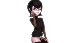mavis_dracula, hotel_transylvania, bangs, black_hair, blue_eyes