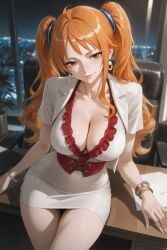 nami_(one_piece), one_piece, patreon, 1girls, ahoge