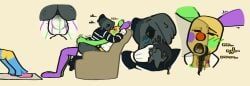 blot_(dandy's_world), looey_(dandy's_world), yatta_(dandy's_world), dandy's_world, dandys_world