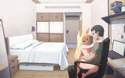 g41_(girls'_frontline), girls'_frontline, midsummerw, 1boy, 1girl