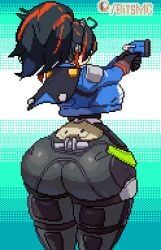 zhu_yuan, bitmc_, ass_focus, curvy, firearm