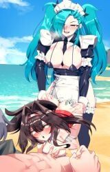 akeno_(itsnafulol), wise_(zenless_zone_zero), ye_shunguang, ye_shunguang_(touch_of_dawnlight), zenless_zone_zero