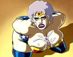 selina_kyle, wonder_woman_(cosplay), batman_(series), matronai_(artist), angry_expression