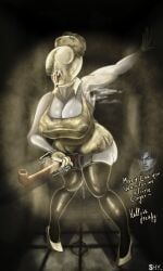 bubble_head_nurse, james_sunderland, nurse_(silent_hill), silent_hill, silent_hill_2