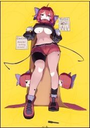 rokurokubi, sekibanki, touhou, xin_wuwu, 1girl