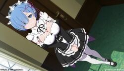 rem_(re:zero), patreon, re:zero_kara_hajimeru_isekai_seikatsu, veyluna, 1girl