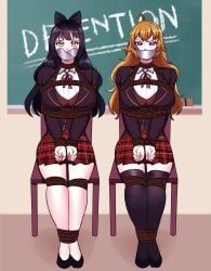 blake_belladonna, yang_xiao_long, rwby, 2girls, black_hair