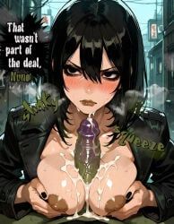 alexandra_trese, trese, aetera, 1girl, annoyed