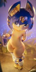 ankha, ankha_(animal_crossing), ankha_(zy0n7), animal_crossing, christmas
