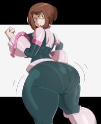 ochako_uraraka, my_hero_academia, shonen_jump, loftysundew, 1girls