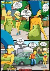 marge_simpson, the_simpsons, vercomicsporno, svscomics, angry