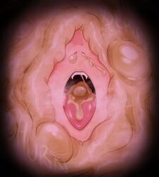 original_character, original, cock_vore, covered_in_cum, cum