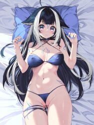 shylily, waterring, 1girls, ahoge, ass_visible_through_thighs