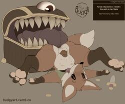 mimic_chest, tunic_(video_game), budge_(artist), 1_eye, ambiguous_gender