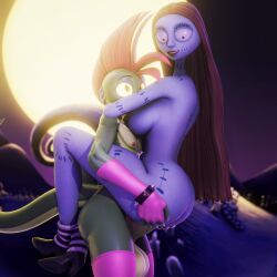 ash_(g-h-), original_character, sally_(the_nightmare_before_christmas), disney, the_nightmare_before_christmas