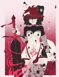 mythology, anthro, big_penis, bite, biting_lip