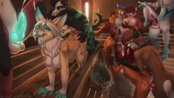 o-ruff, 5_fingers, all_fours, anal, anal_penetration