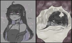 original_character, original, cock_vore, covered_in_cum, cum
