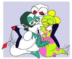 floradinn, pippins_(deltarune), rudinn, deltarune, undertale_(series)