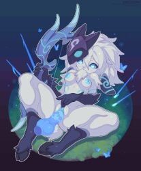 kindred, lamb_(league_of_legends), league_of_legends, camotli, anthro