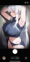 noa_(blue_archive), blue_archive, dush_1154, 1girl, armpits