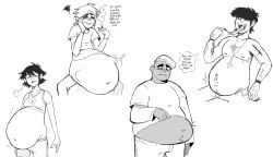 2d_(gorillaz), murdoc_niccals, noodle_(gorillaz), noodle_(pac-man), russel_hobbs