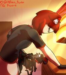 fenix_hunter, iori_(iori_licea), original_character, fenix_h, ahegao