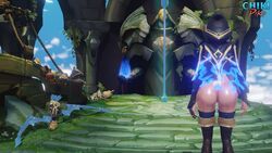 ashe_(league_of_legends), league_of_legends, league_of_legends:_wild_rift, chikipiko_(artist), ass