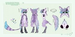 avali, bedsheetwalking, 1_horn, anthro, anthro_only