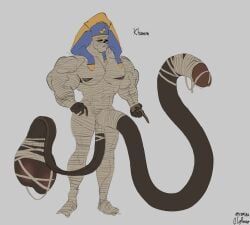 balls, bandaged_balls, bandaged_penis, big_balls, big_muscles