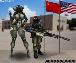 aerogulphus, abs, ak-74, american_flag, anthro