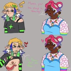 inkling, octoling, original_character, splatoon, gray_squ1d