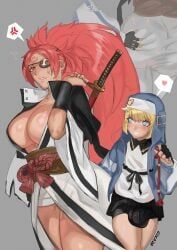 baiken, bridget, bridget_(guilty_gear), guilty_gear, guilty_gear_strive