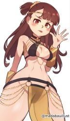 atsuko_kagari, little_witch_academia, studio_trigger, madabauillust, 1girls