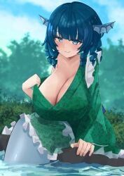 wakasagihime, touhou, shinonome_zakuro, 1girl, 1girls