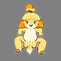 isabelle_(animal_crossing), villager_(animal_crossing), animal_crossing, nintendo, taikupy_cat