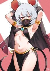 nazrin, touhou, scavia10, 1girl, 1girls